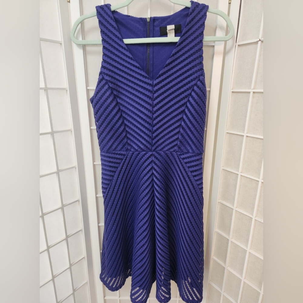 Mossimo Blue V-Neck Sleeveless Dress Size Small